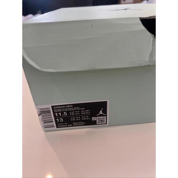 Nike Air Jordan Heir Peach Jam WNBA Orange Pulse Green FQ3858-800 Men Size 11.5 main image 6